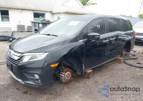 2018 Honda Odyssey Ex-L from USA, damaged, VIN 5FNRL6H71JB093357